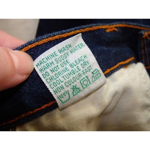 Vintage GITANO Dark Wash Denim JEAN SKIRT Sz 10 - Picture 7 of 7